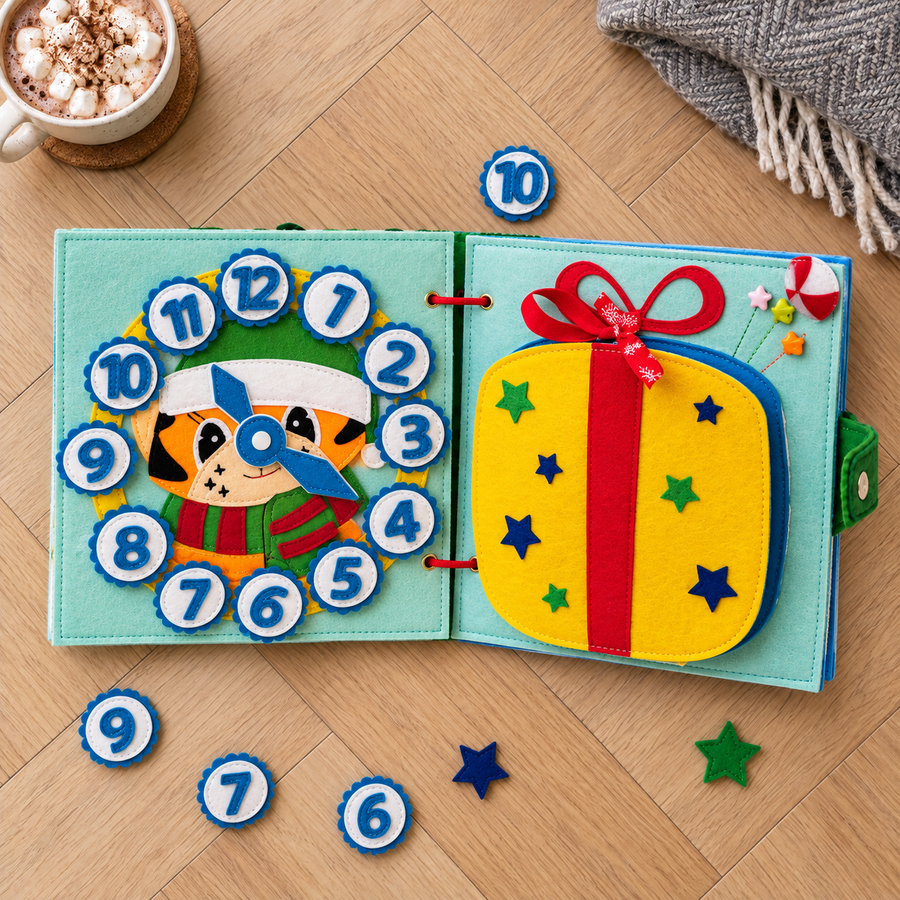Montessori Santa Busy Book