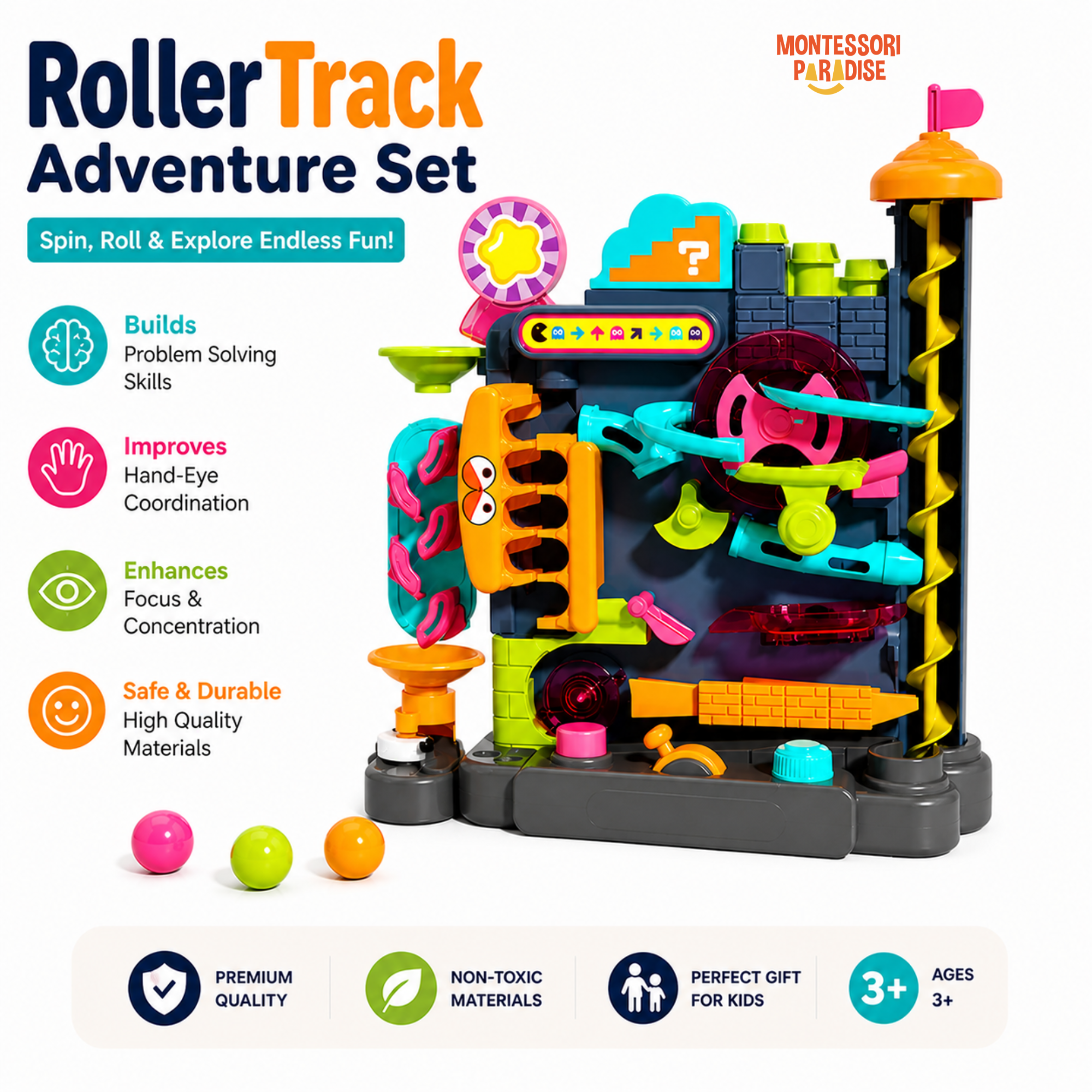 Montessori RollerTrack Adventure Set