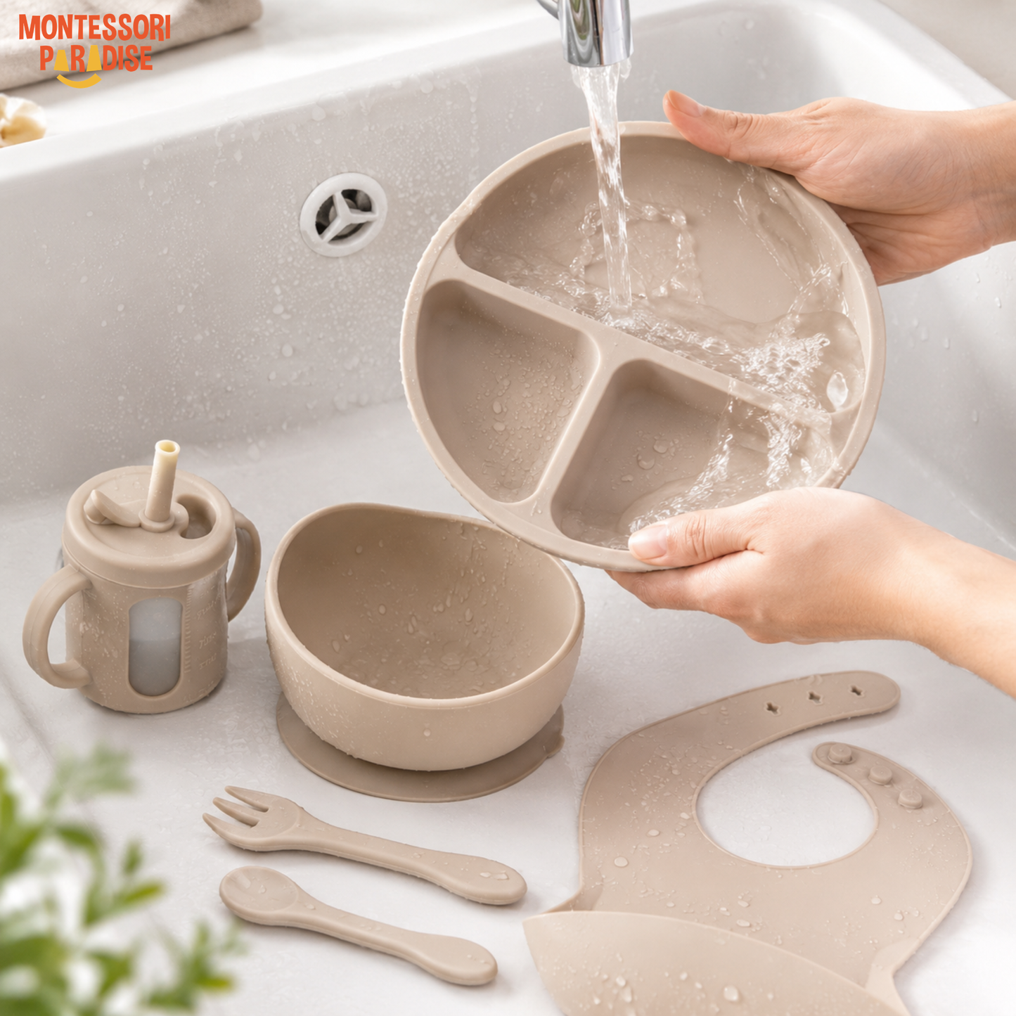 Silicone Baby Feeding Set 6-in-1