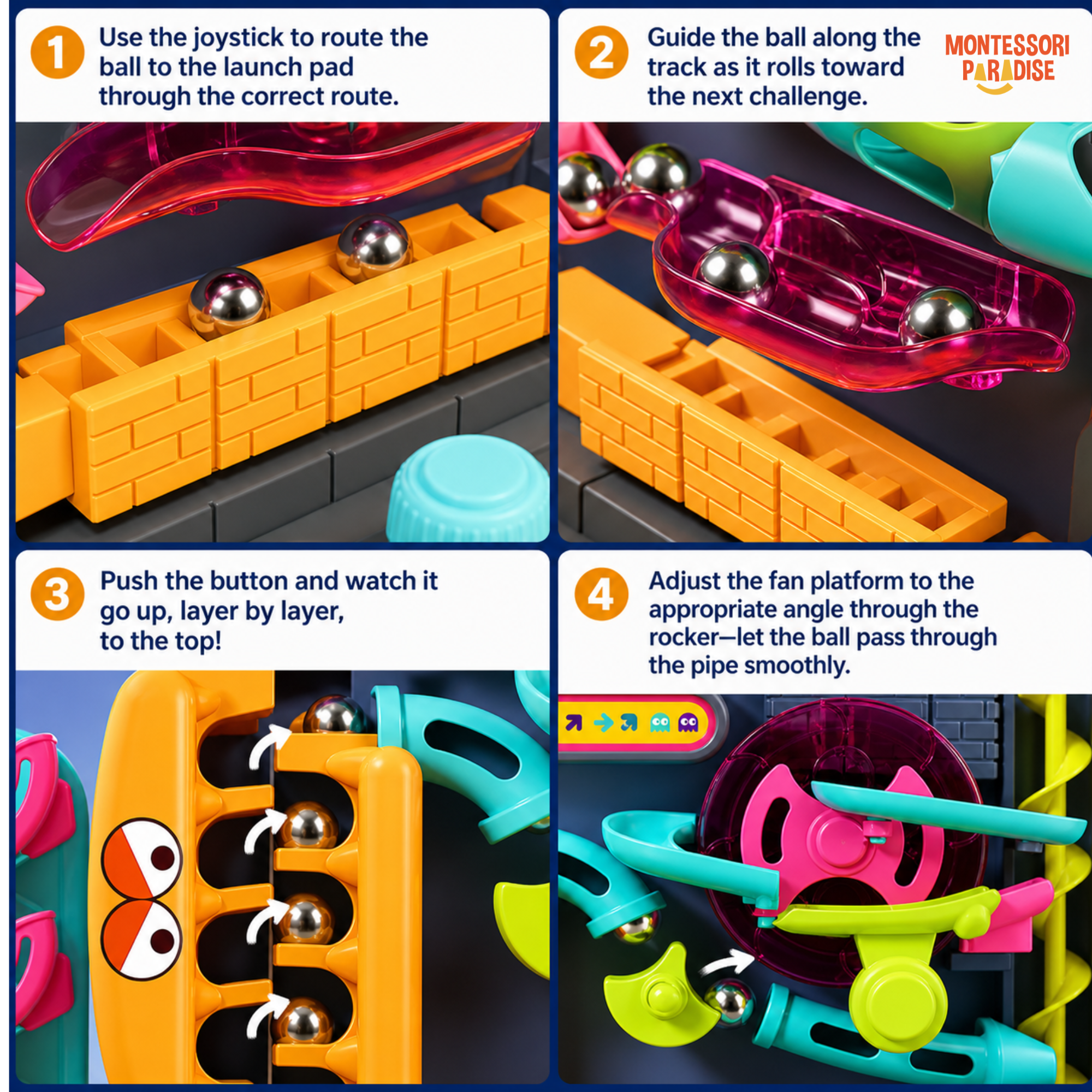 Montessori RollerTrack Adventure Set