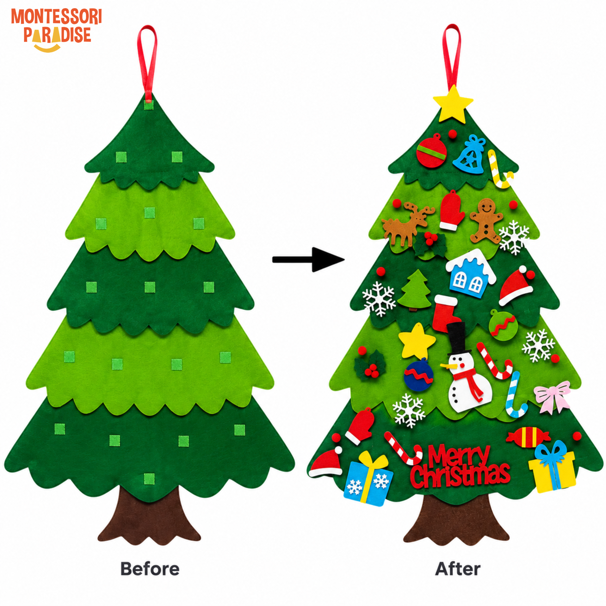 Festive Felt Tree