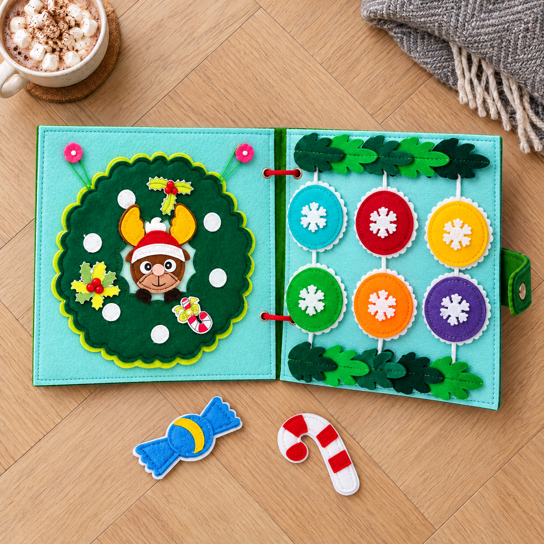 Montessori Santa Busy Book