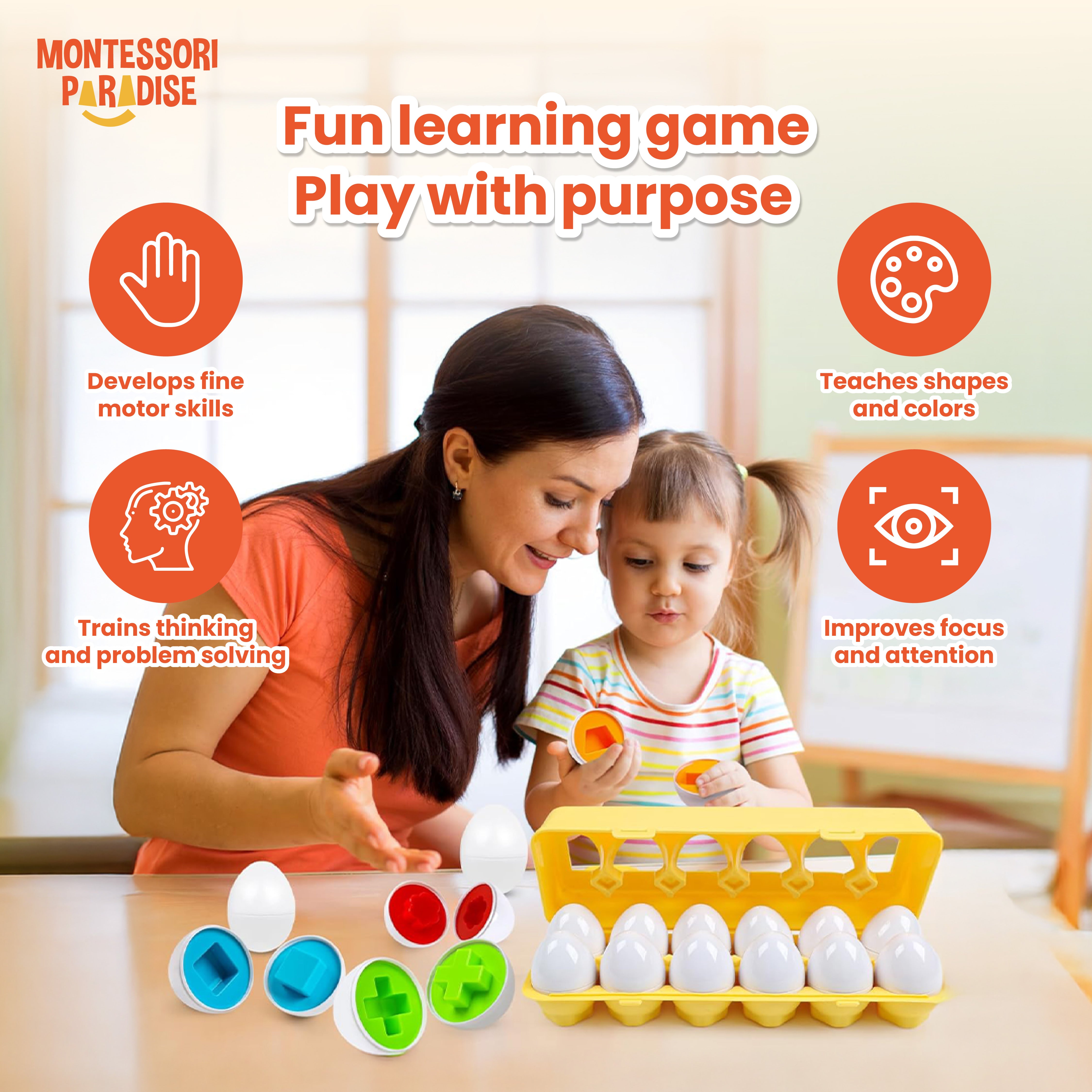 Montessori Egg Set