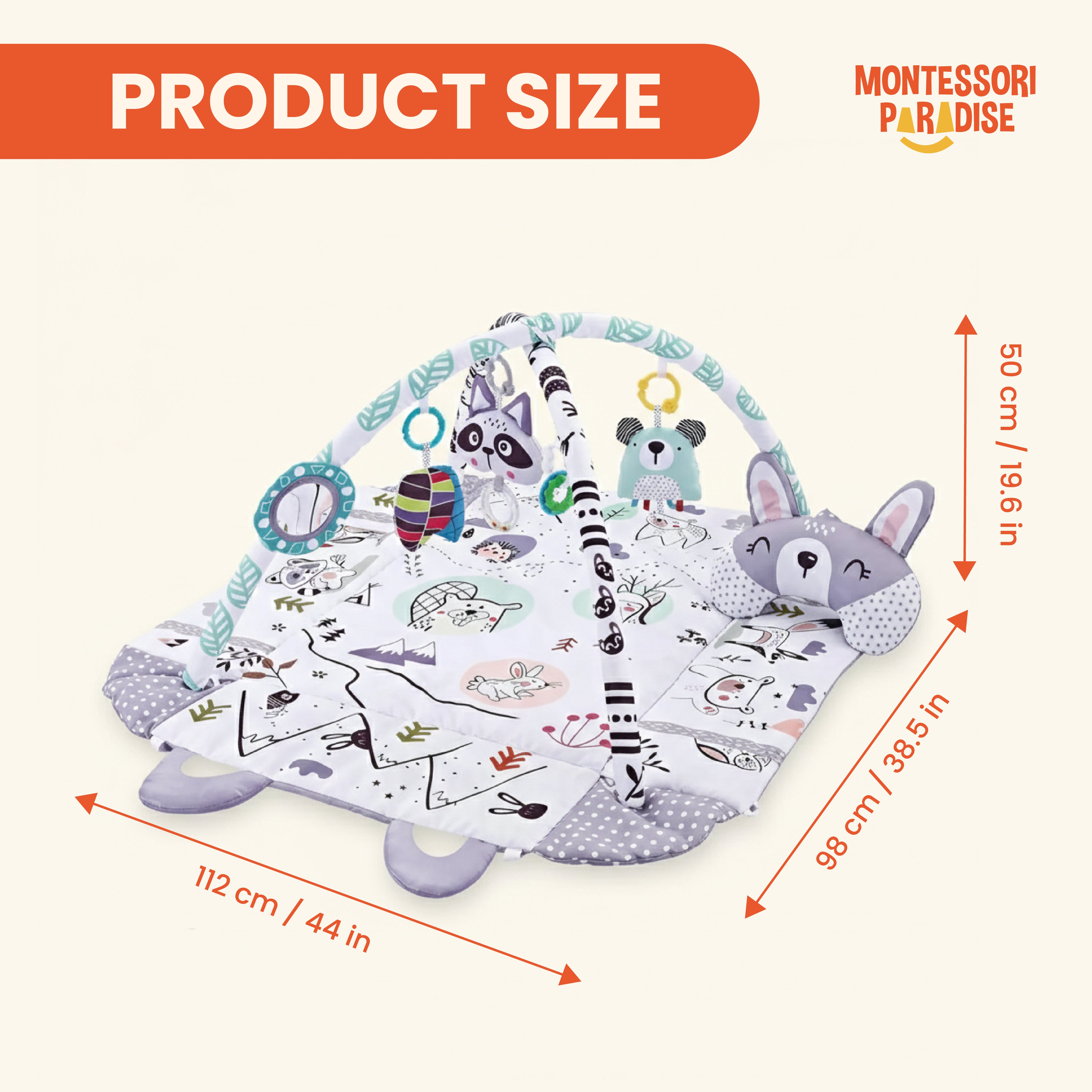 Montessori Play Gym for Babies