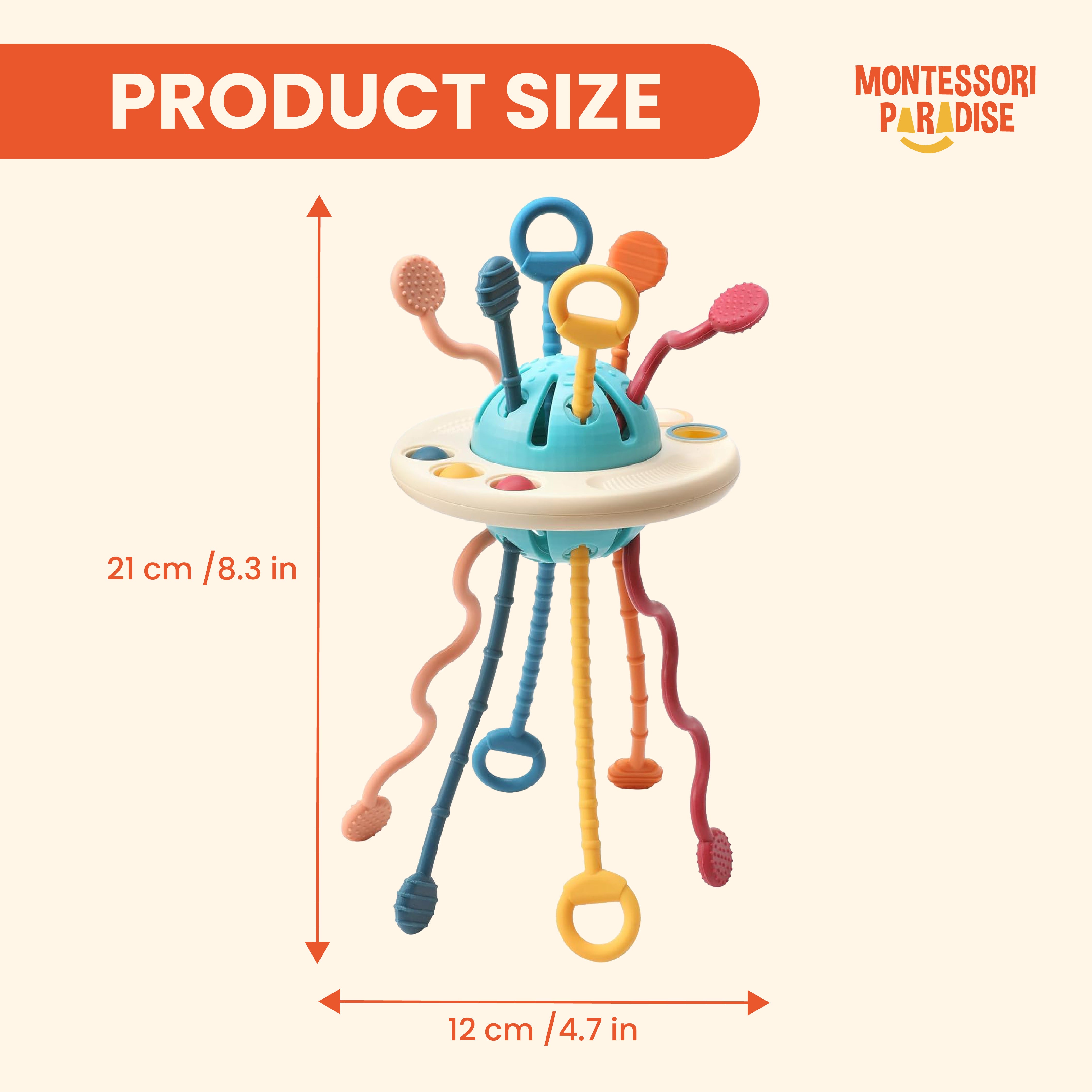 Montessori Sensory Pull Toy