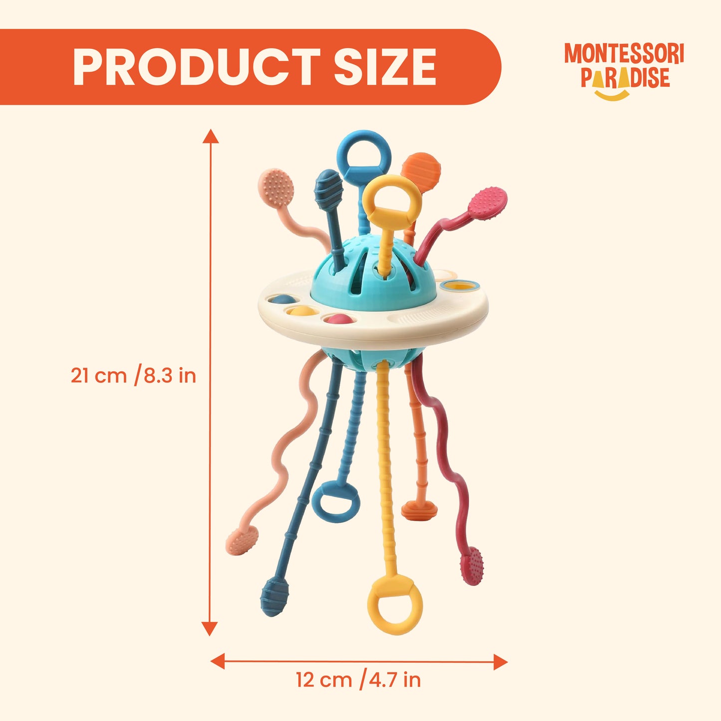 Montessori Sensory Pull Toy