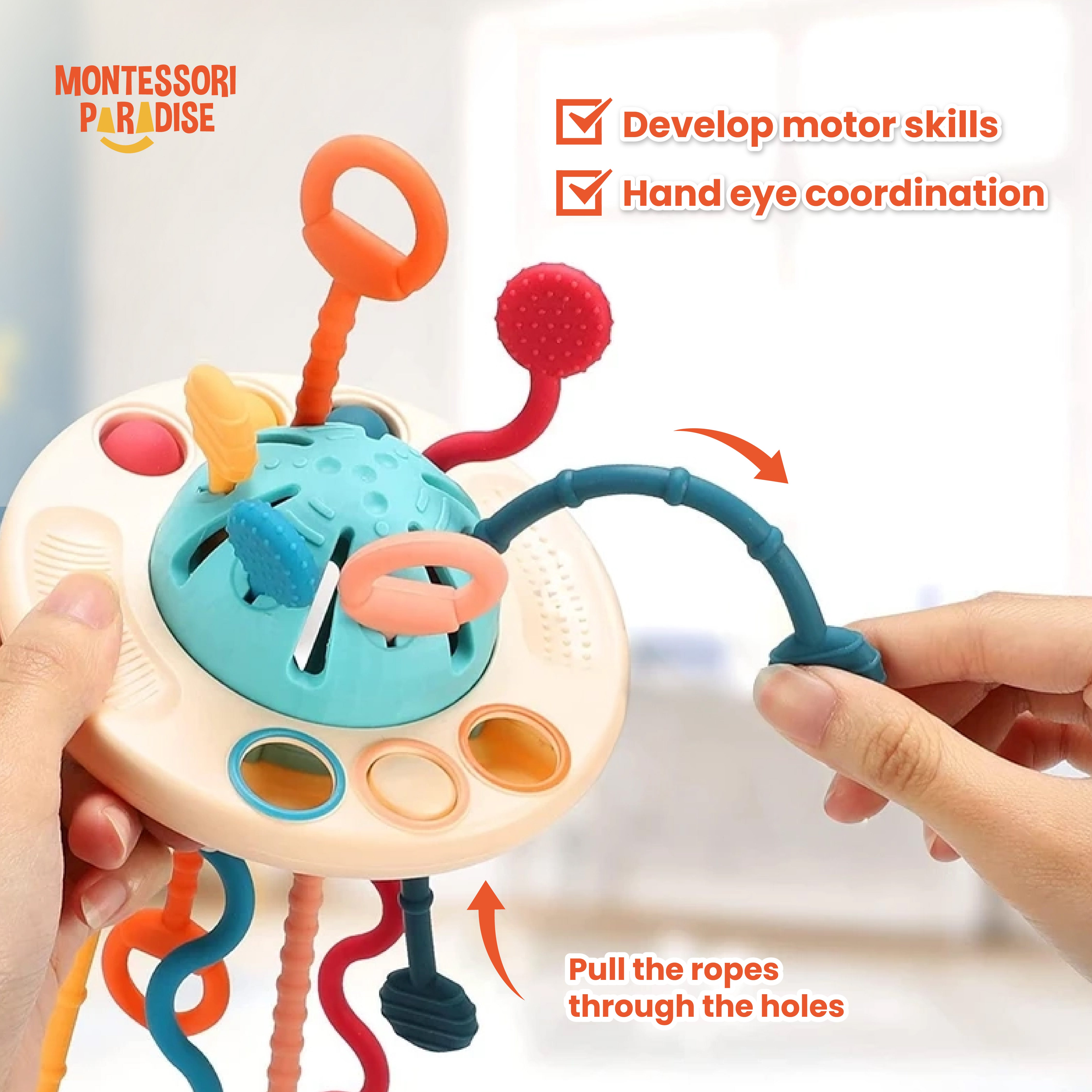 Montessori Sensory Pull Toy