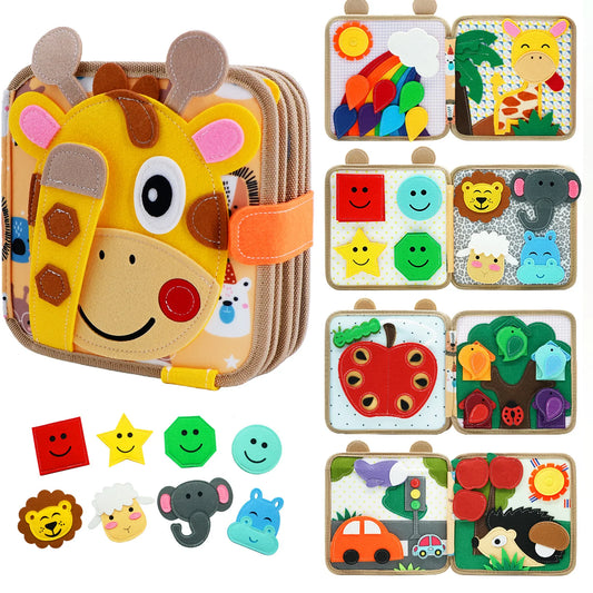 Montessori Giraffe Busy Board