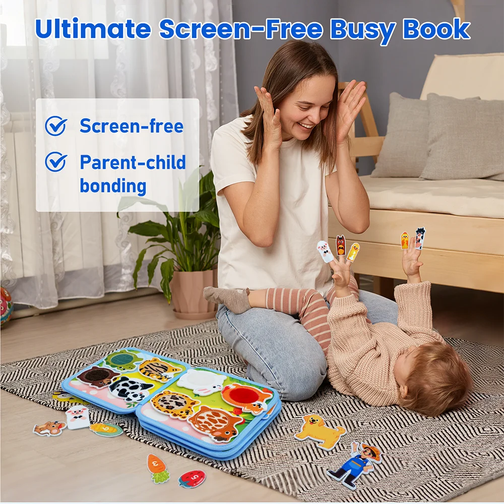 Montessori Farm/Puppy Busy Board