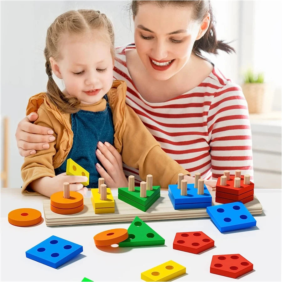 Montessori Wooden Sorting Puzzle